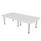 Skutchi Designs 45 in W, 96 in L, 29 in H, Engineered Wood Top, White HAR-AREC-46X93-PT-WC - alternate 1